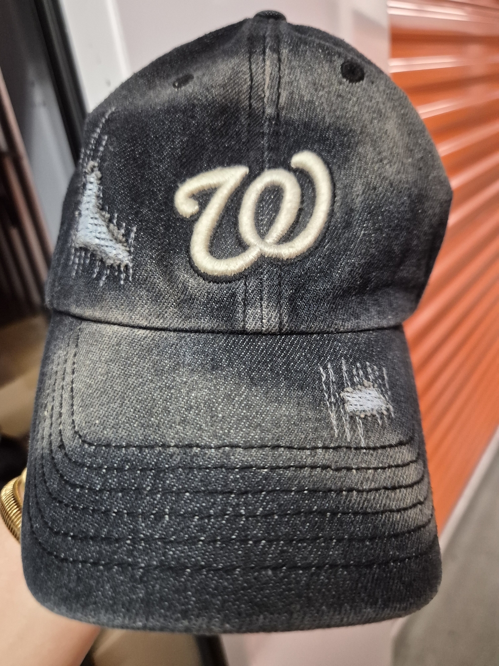 Aeropostale Black Baseball Cap with White Logo Patch